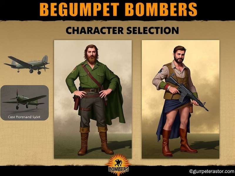 Diverse Bomber Characters in Begumpet Bombers Begumpet Bombers Character Selection